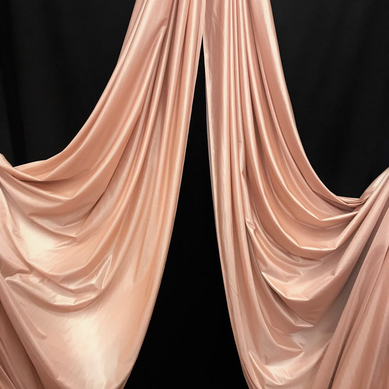 Low Stretch Blush Nude Polyester Fabric - Nude, 40 Denier Tricot, 108"-120" Width (1 Yard)