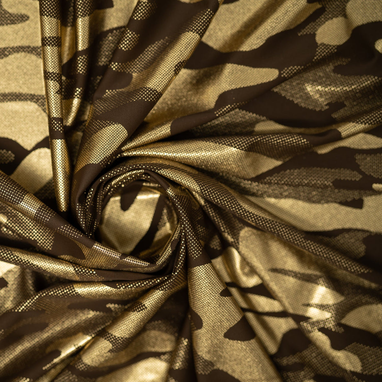Foil Printed Spandex Camouflage Fabric