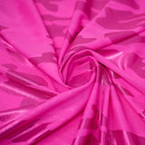 Foil Printed Spandex Camouflage Fabric