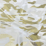 Foil Printed Spandex Camouflage Fabric