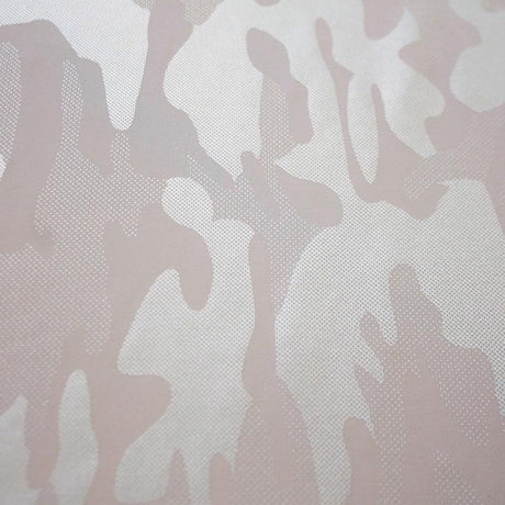 Nugi Foil Printed Spandex Fabric - Metallic Camouflage Foil Print, 56" Width (1 Yard)