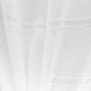 Odessa Fabric Polyester Fabric - Metallic Striped Sheer, 110" Width (1 Yard)