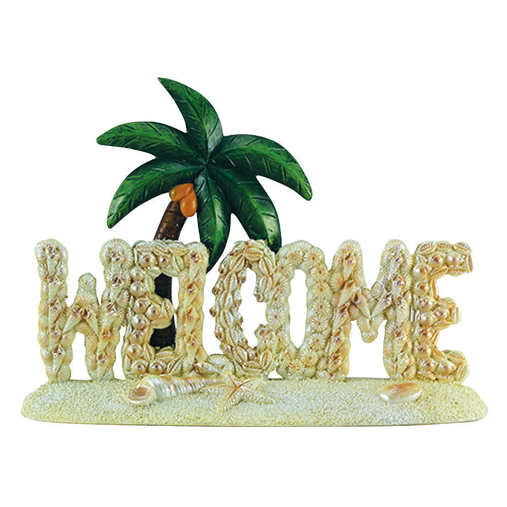 Palm Tree Welcome Figure