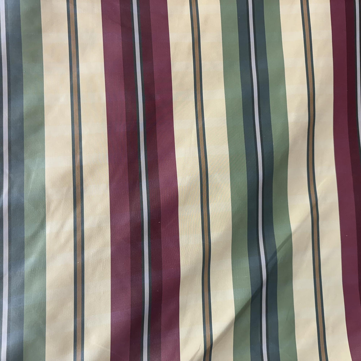 Oneida Silk Fabric - Multi-Colored Stripe, 54" Width (1 Yard)