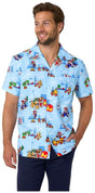 OppoSuits Men's Hawaiian Shirts Super MarioT Adventures