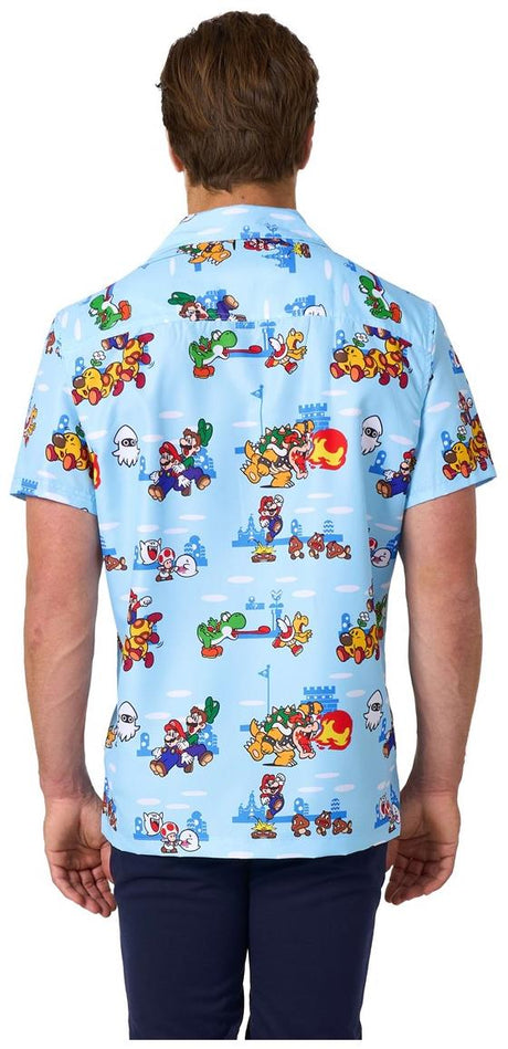 OppoSuits Men's Hawaiian Shirts Super MarioT Adventures
