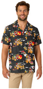 OppoSuits Men's Hawaiian Shirts Bowsers Mayhem