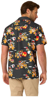 OppoSuits Men's Hawaiian Shirts Bowsers Mayhem