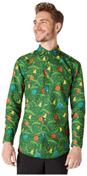 Suitmeister Men's Shirts Christmas Green Tree Shirt