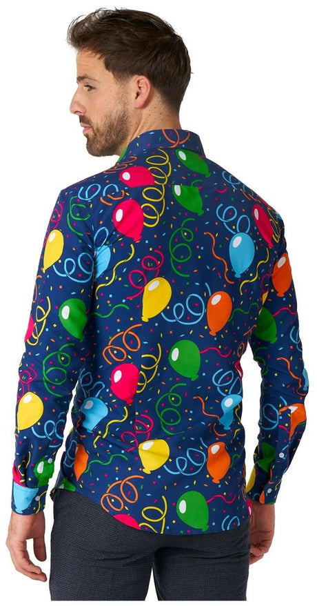 Suitmeister Men's Shirts Confetti Balloons