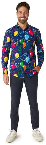 Suitmeister Men's Shirts Confetti Balloons