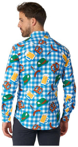 Suitmeister Men's Shirts October Check Blue