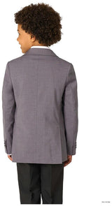 OppoSuits Daily Boys' Blazers BOYS Daily Batman Grey