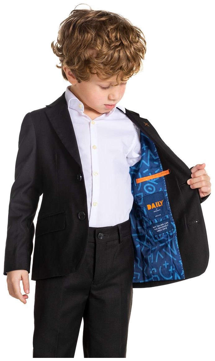 OppoSuits Daily Boys' Suits BOYS Daily Deep Black