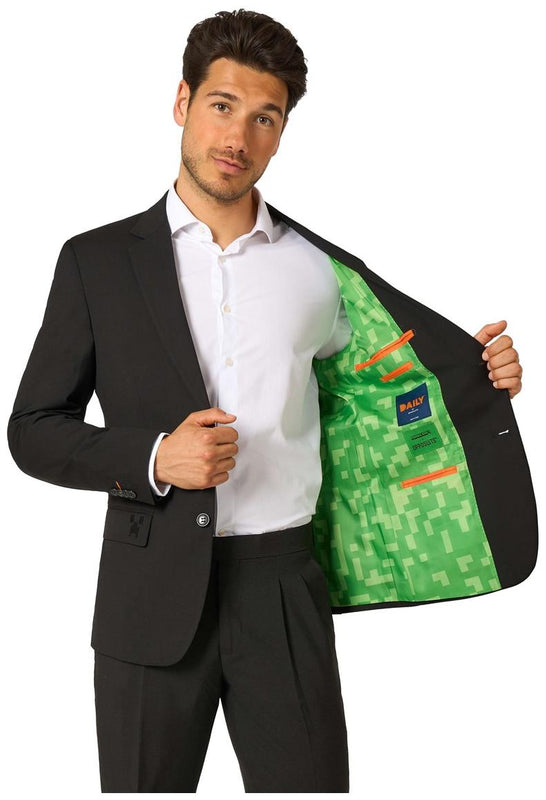 OppoSuits Daily Men's Blazers Daily Minecraft Black