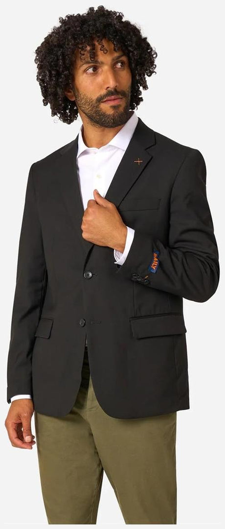 OppoSuits Daily Men's Blazers Daily Deep Black