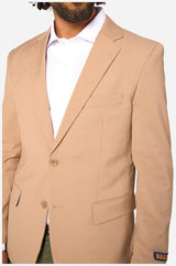 OppoSuits Daily Men's Blazers Daily Dark Sand