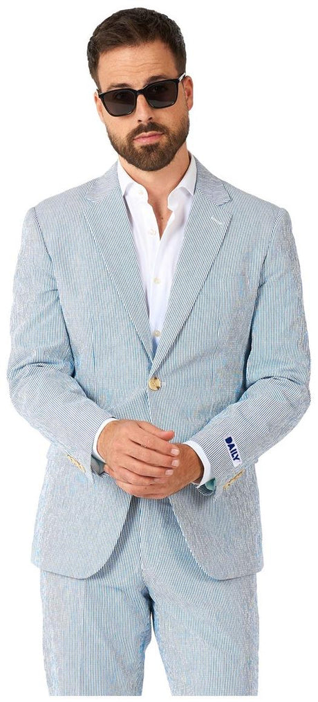 Stylish OppoSuits Daily Seer Sucker Suit for Business Casual Events and Parties