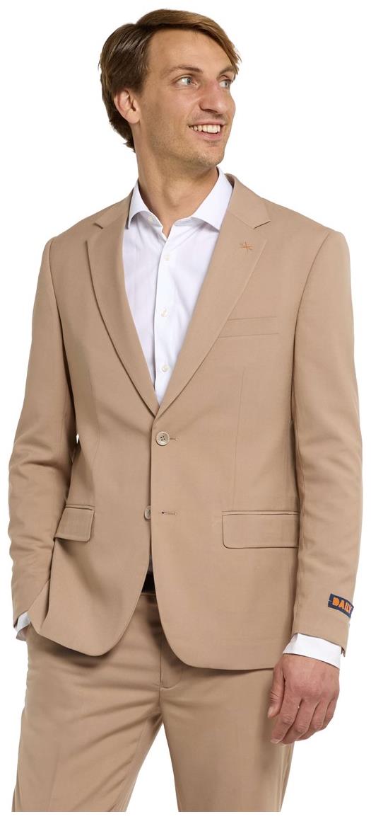 OppoSuits Daily Dark Sand Suit for Business Casual Events Parties and Formal Occasions