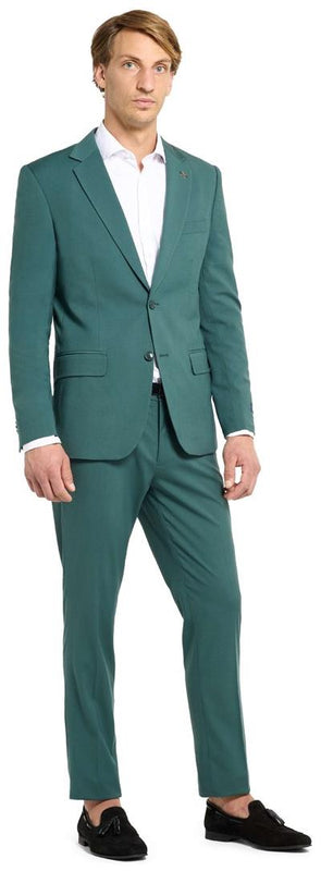 OppoSuits Daily Posy Green Suit for Business Casual Events Birthday Celebrations and Formal Gatherings
