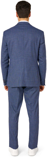 OppoSuits Daily Men's Suits Daily Checked Navy