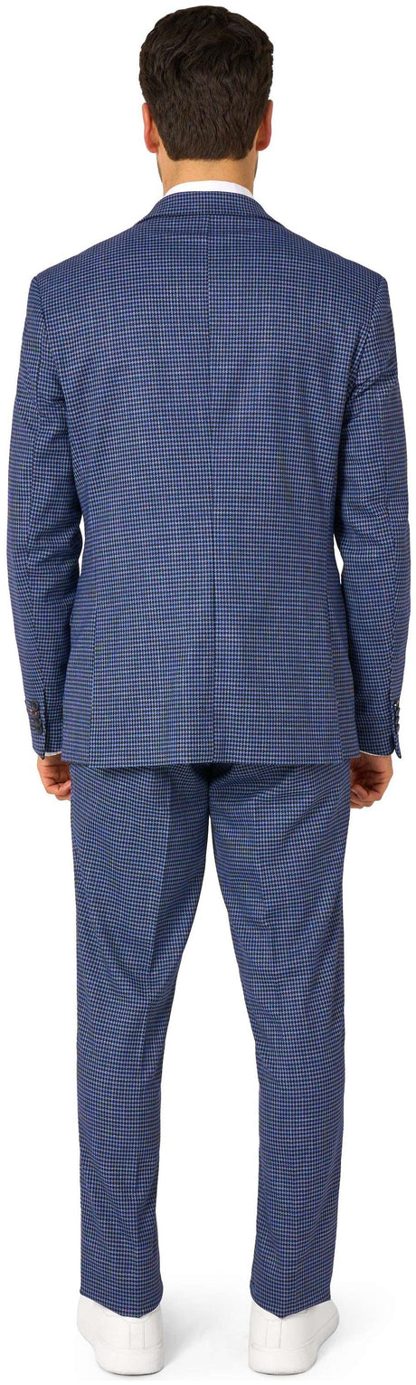 OppoSuits Daily Men's Suits Daily Checked Navy