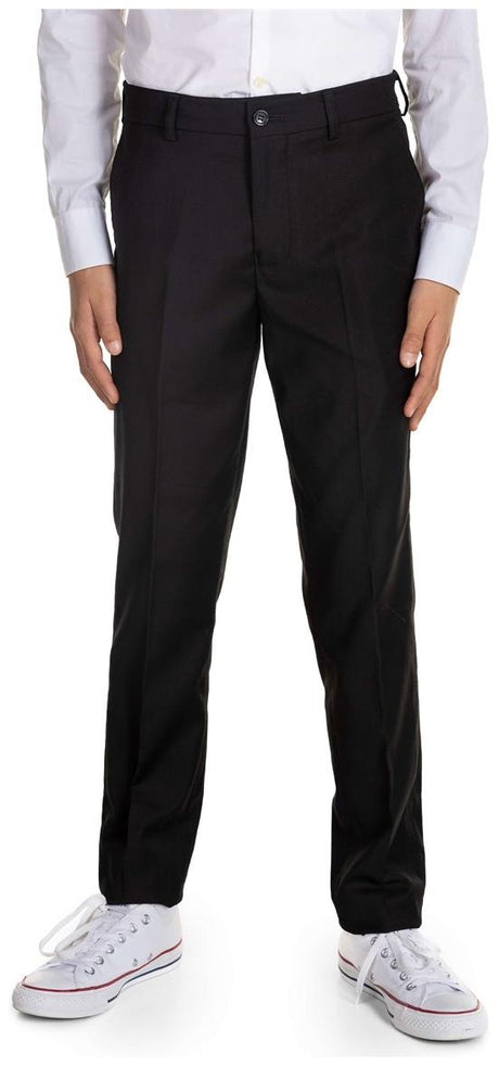 Stylish OppoSuits Daily Deep Black Suit for Teen Boys Halloween Parties Weddings and Classy Events