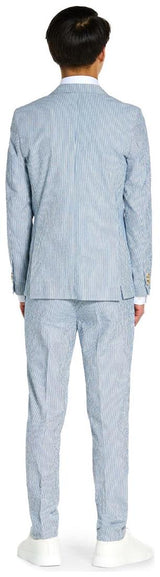 Stylish OppoSuits Daily Seer Sucker for Teen Boys Events Parties and Trendy Looks