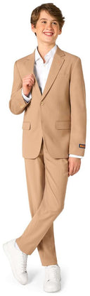 OppoSuits Daily Teen Boys' Suits TEEN BOYS Daily Dark Sand