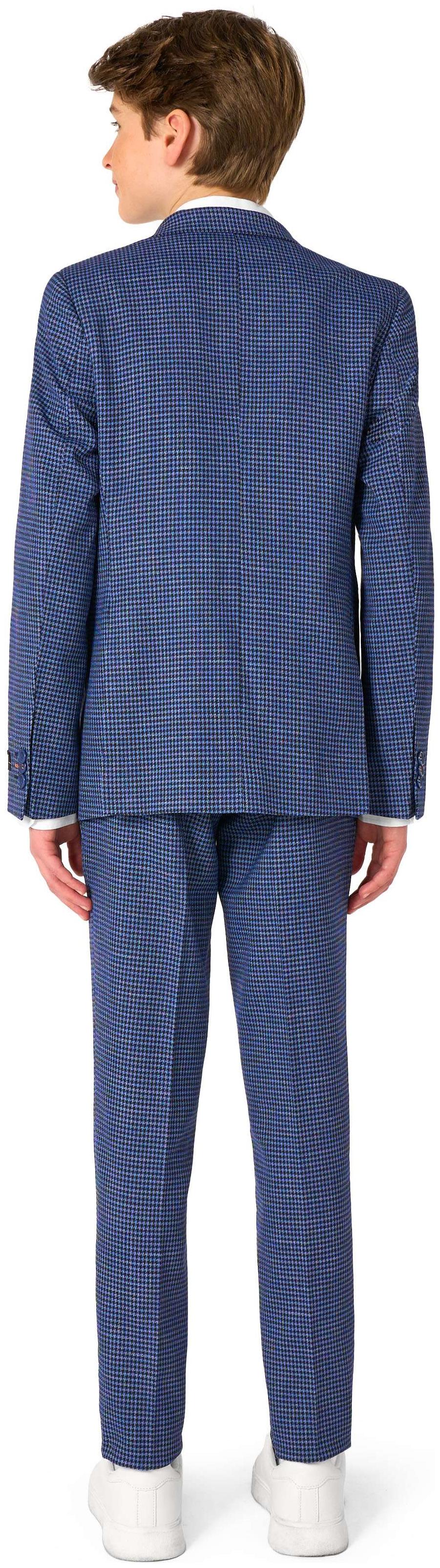 OppoSuits Daily Teen Boys' Suits TEEN BOYS Daily Checked Navy