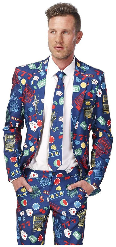 Suitmeister Casino Slot Machine Suit for Las Vegas Events and Costume Parties