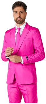 Suitmeister Men's Suits Solid Pink