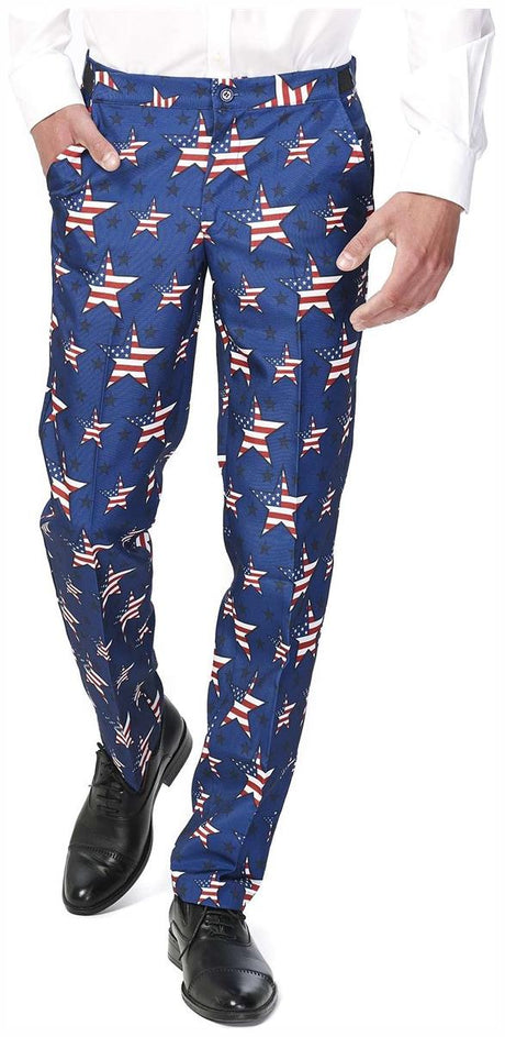 Suitmeister Men's Suits USA Stars and Stripes