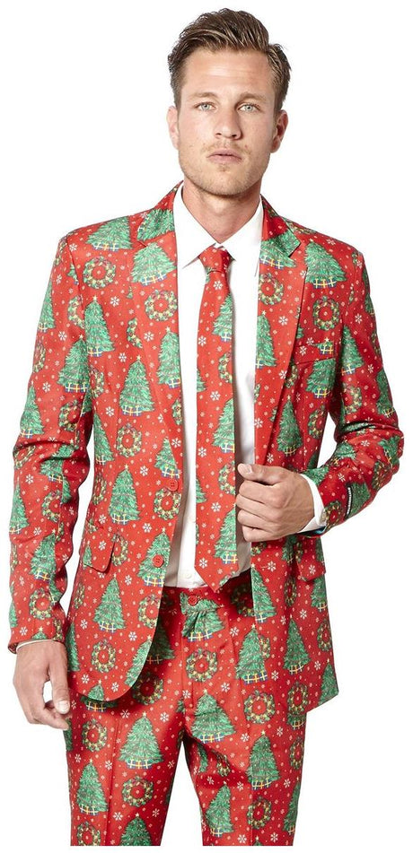 Suitmeister Men's Suits Christmas Trees