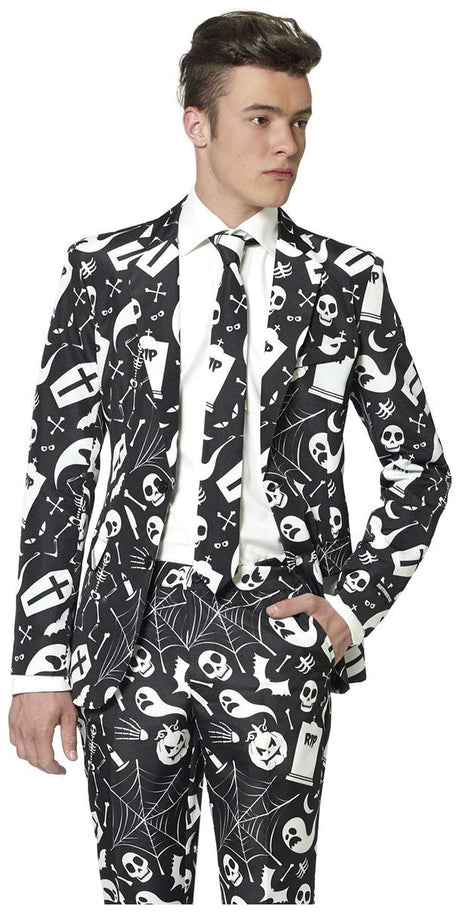 Suitmeister Men's Suits Halloween Black Icons