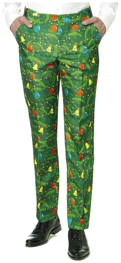 Suitmeister Men's Suits Christmas Green Tree