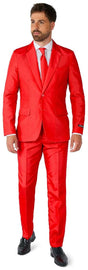 Suitmeister Men's Suits Solid Red
