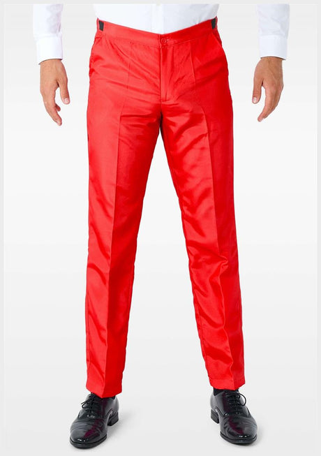 Suitmeister Men's Suits Solid Red