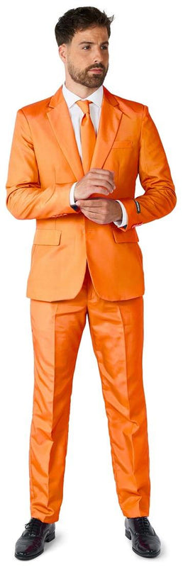 Suitmeister Men's Suits Solid Orange