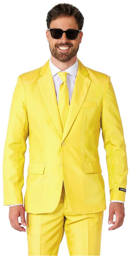 Suitmeister Men's Suits Solid Yellow