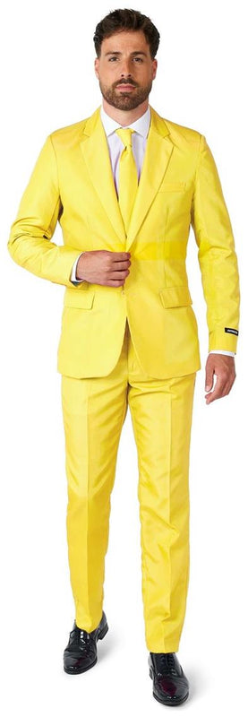 Suitmeister Men's Suits Solid Yellow