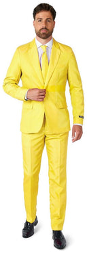 Suitmeister Men's Suits Solid Yellow