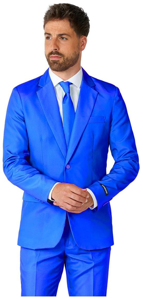 Suitmeister Men's Suits Solid Blue