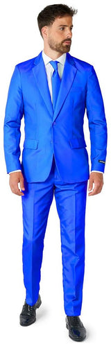 Suitmeister Men's Suits Solid Blue