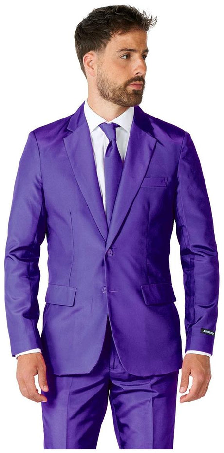 Suitmeister Men's Suits Solid Purple