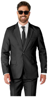 Suitmeister Men's Suits Solid Black