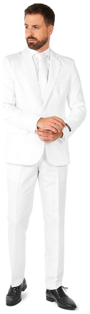 Stylish Suitmeister Men's Solid White Suit for Holidays Special Events and Formal Occasions