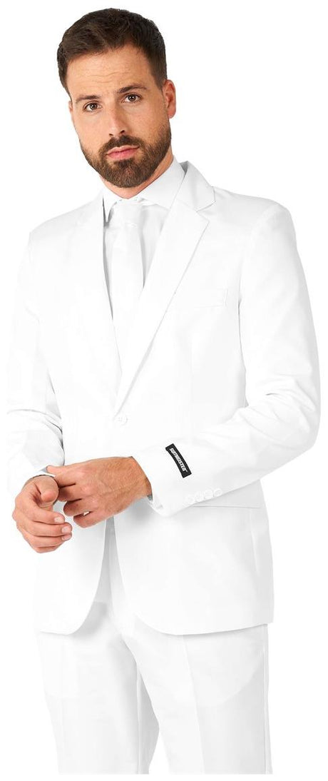 Suitmeister Men's Suits Solid White
