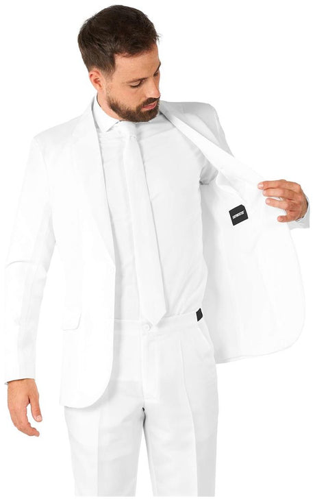 Suitmeister Men's Suits Solid White