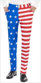 Stylish USA Flag Suit for 4th of July Parties and Patriotic Celebrations